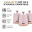 Tower Tower Cavaletto Pink Pyramid Kettle 2 Slice Toaster & Canisters Set 12