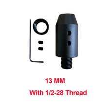 (13MM) Barrel End Threaded Adapter 1/2-28 Adapter for 13 14 15 15.5 16 mm diameter barre