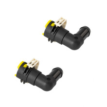 (2 PCS) For Mazda 3 2.3L 2006-2012 BK BL Heater Water Hose Connector B37F-61-240 for Mazda CX7 2007-2012 ER CX9 2009-2014 TB Car Parts