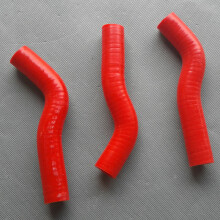 (Red) For KTM 250SXF 250 SXF SX-F XC-F 2007-2010 2008 2009 silicone radiator coolant hose kit