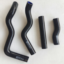 (Black) FOR Kawasaki KLX250 KLX 250 1993-2015 09 08 07 06 05 04 03 Silicone Radiator Hose