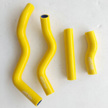 (Yellow) FOR Kawasaki KLX250 KLX 250 1993-2015 09 08 07 06 05 04 03 Silicone Radiator Hose