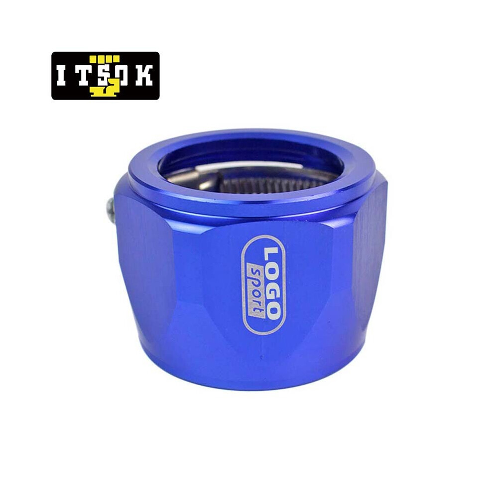 (45Mm ) Hose Clamp Finisher 16Mm 45Mm 50Mm Aluminum Fuel Pipe Clip Oil Water Tube Hose Fittings Finisher Clamps Blue 9454443767524