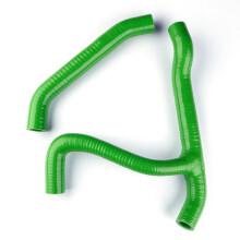 (Green) For 2007-2011 Polaris Outlaw 450 MXR / 525 IRS 525S Silicone Radiator Coolant Hose Kit 2008 2009 2010