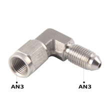 (BJ17) AN3 Motorcycle Motor Bike Hydraulic Brake Oil Hose Line Banjo Fitting m10x1 stainless Steel 10mm New
