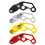 (Black) Motorcycles Line Clamp Pipe Clamp Tubing Bracket Clamp Modification Parts Bracket  for Replaceable 4