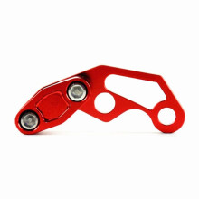 (Red) Motorcycles Line Clamp Pipe Clamp Tubing Bracket Clamp Modification Parts Bracket for Replaceable