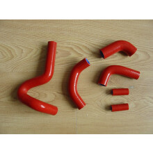 (RED) Silicone Radiator Coolant Hose FOR 2003-2006 Ducati 999 999R 999S & 749 749Dark 749R 749S 2004 2005 KIT 03 04 05 06