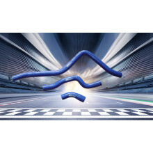 (Blue) For Yamaha Raptor 660 silicone radiator hose 2001 2002 03 04 05 01 02 2003 2004 2005