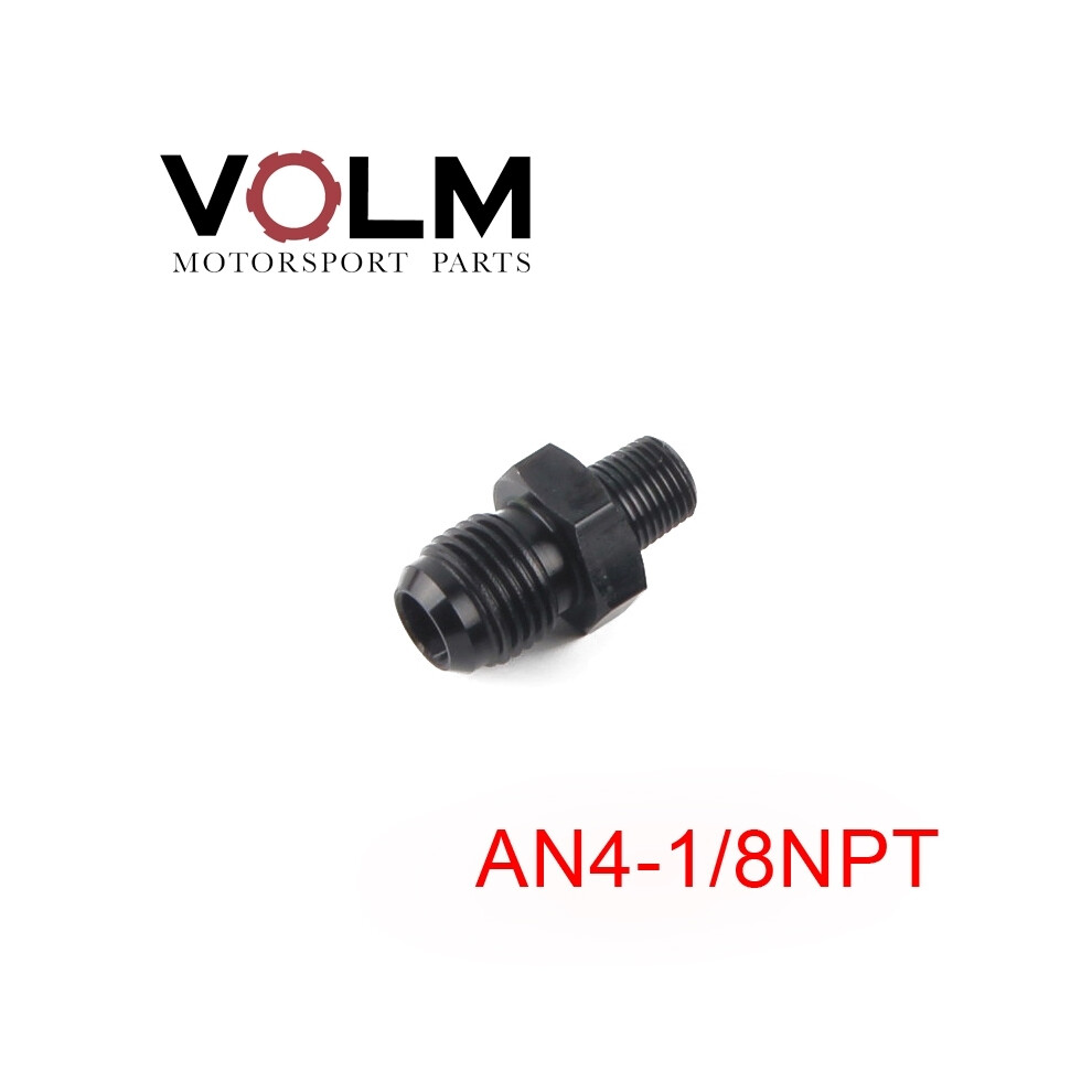 (An4 To 18Npt) Male An6 An8 An10 -6An 8An 10An 1/4 Npt 1/8 Npt 3/8Npt Straight Adapter Flare Fitting Auto Hose Fitting Male Oil Cooler Fitting 9454443777691
