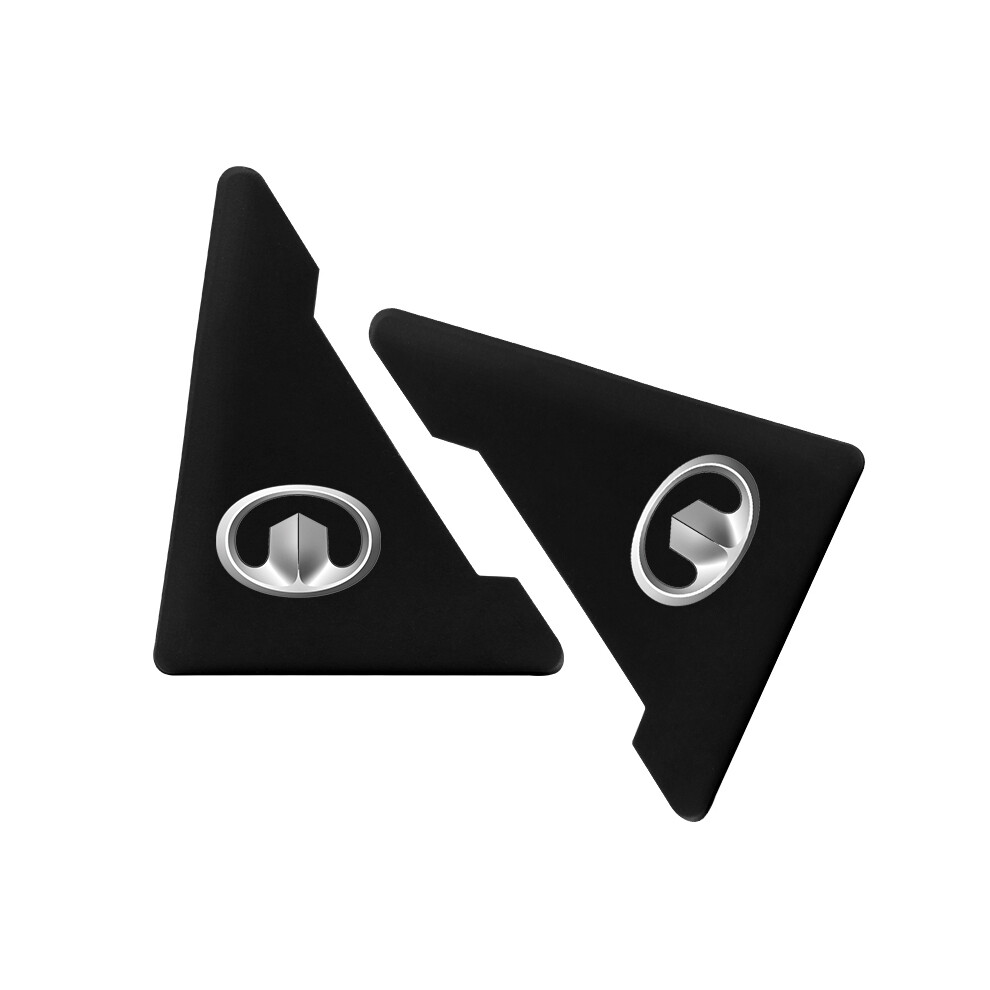 (black) 2 pieces/set of silicone door anti-scratch protection 90 degree angle bumper scratch protector for Great Wall Haval Hover H3 H5-image-OPC-PF7KDRJ-NEW