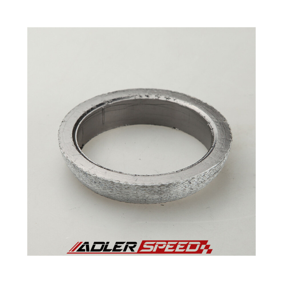 2 PCS 60mm (2.36") Exhaust Manifold Donut Gaskets - Graphite Sealing Gasket For Most Cars, Trucks, SUVs