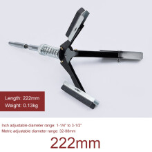 (222mm) 51-177mm Car Engine Cylinder Honing Tool Three-jaw Adjustable Brake Cylinder Burnisher Hone for Grinding Holes Friction