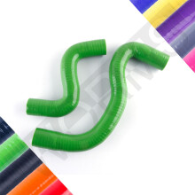 (Green) For 1998-2007 Peugeot 206 1.4L 1.6L Silicone Coolant Radiator Hose Kit 1999 2000 2001 2002 2003 2004 2005 2006