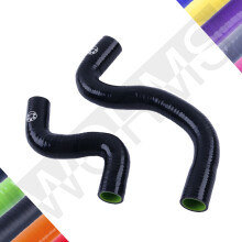 (Black) For 1998-2007 Peugeot 206 1.4L 1.6L Silicone Coolant Radiator Hose Kit 1999 2000 2001 2002 2003 2004 2005 2006