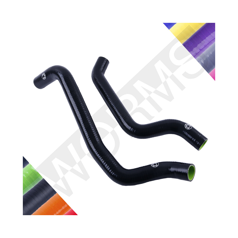 (Black) For 1990-1999 Mitsubishi 3000Gt Gto 1991-1996 Dodge Stealth Silicone Radiator Hose Pipe Kit 1992 1993 1994 1995 1997 1998 Black 9454443753329