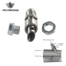 Stainless Steel Exhaust Vacuum Kit Catch Can Vent E-VAC Scavenger Kit includes T304 SS E-VAC fitting PQY-ESS01