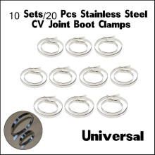 20Pcs/Set Joint Axle Boot Clamp Pliers Clip Stainless Steel CV BOOT CLAMPS Kit For Auto / ATV CV