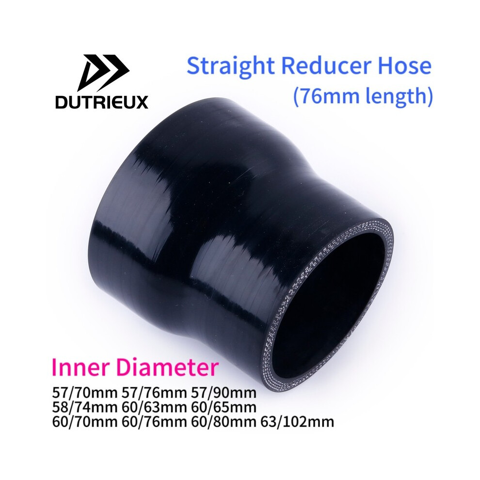 Straight Reducer Hose General Silicone Coolant Intercooler Pipe Tube Hose 57mm 58mm 60mm 63mm 65mm 70mm 74mm 76mm 80mm 102mm-image-OPC-PF7KP7V-NEW