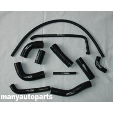 GPI silicone radiator hose FOR Yamaha YZF R6 R 6 06 07 2006 2007 BLACK
