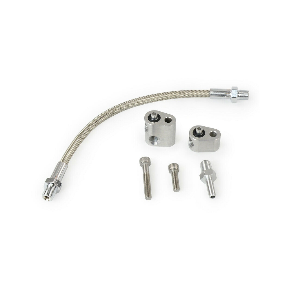 Ls Cylinder Head Coolant Steam Port Crossover Throttle Body Bypass Hose Kit For Gm Serie Ls1 9454443781391