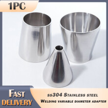 51mm-63mm Car Accessories Tube Exhaust Pipe Adapte SS304 Stainless Steel Butt Welding Speed Reducer