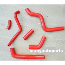 Red silicone radiator hose for YAMAHA FZ6 2003 2004 2005 2006 03 04 05 06