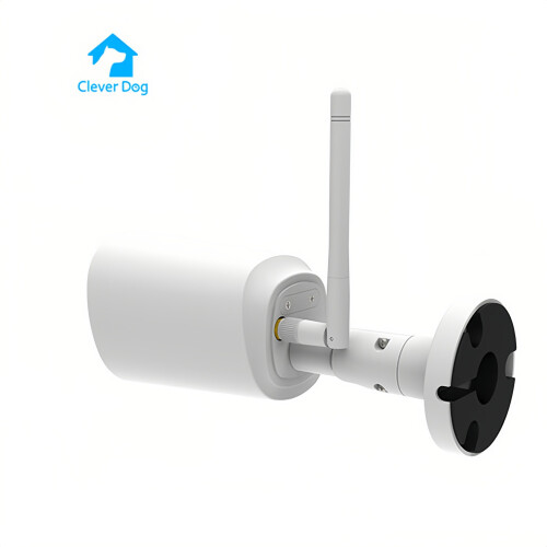 Clever Dog Caméra extérieure étanche blanche 2