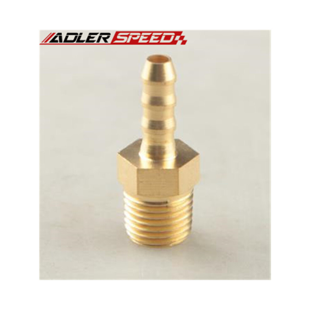 6Mm Male Brass Hose Barbs Barb To 1/4" Npt Pipe Male Thread 9454443705137