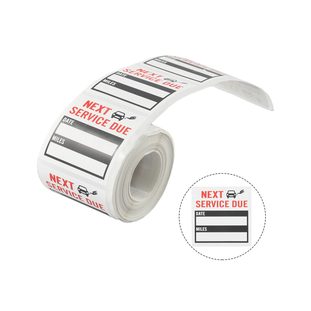 Oil Change Sticker Car Car Accessries Clear Lite Sticker Durable Exterior Oil Change Service Reminder Brand New 9454443706257