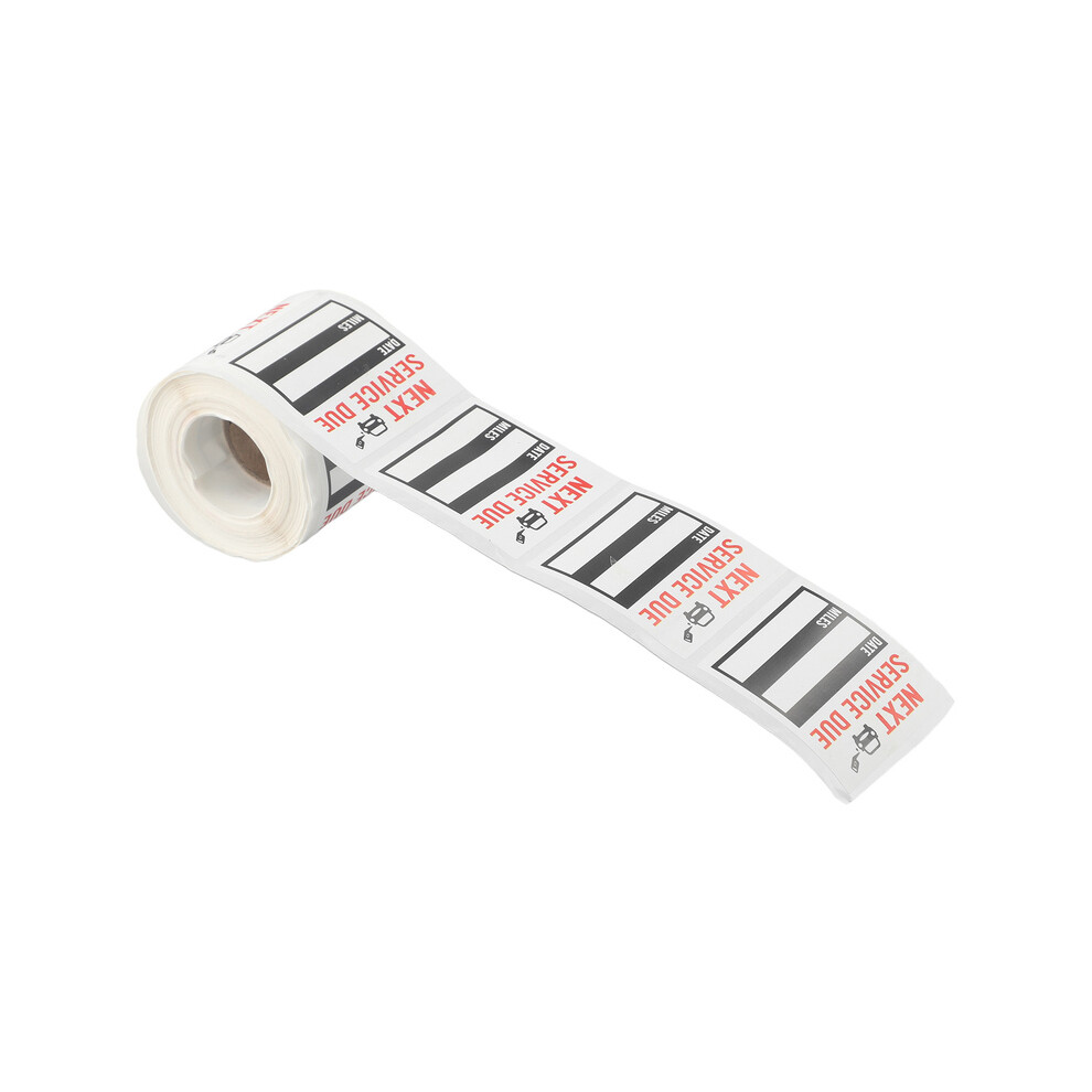 Car Sticker Oil Change Sticker Clear Lite Sticker Oil Change Service Stickers 2*2Inch High Quality Car Accessries 9454443706332