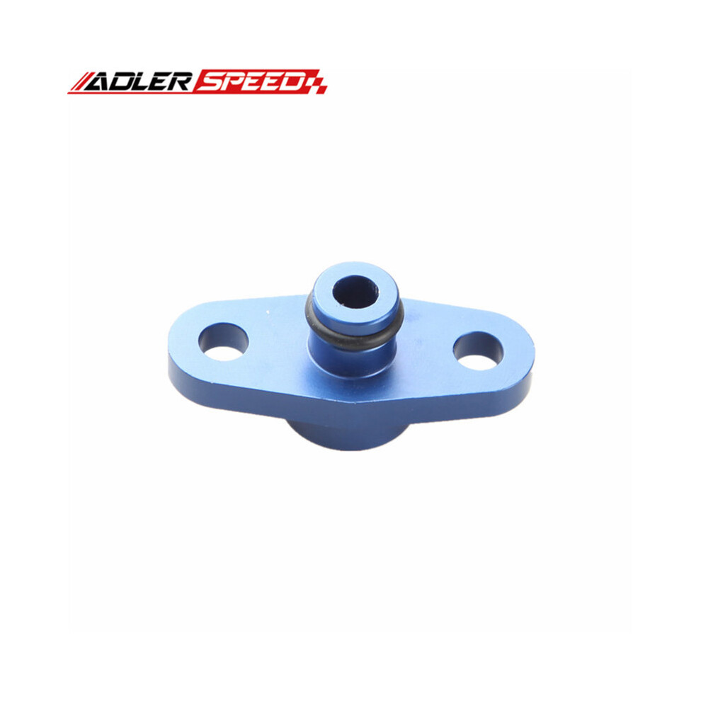 For Nissani Mazda Subaru 1/8 Npt Fuel Rail Pressure Regulator Adapter Blue 9454443707629