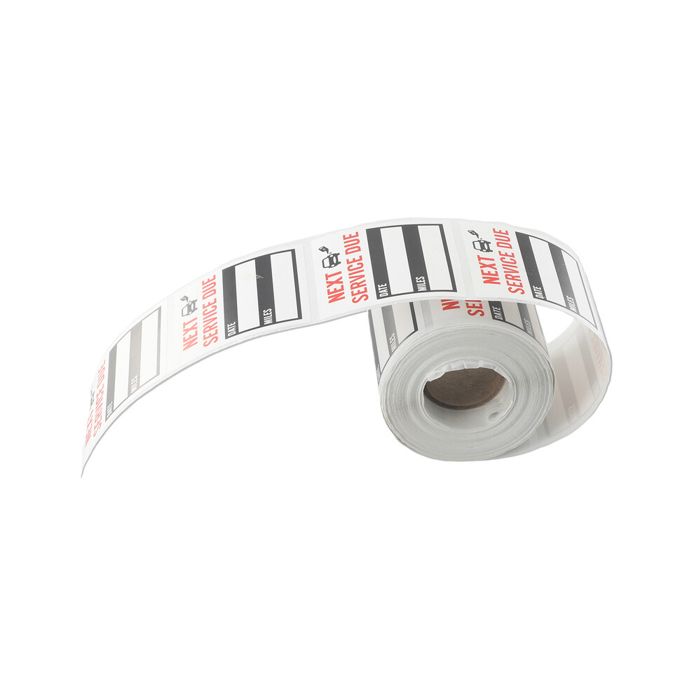 Car Sticker Oil Change Sticker Clear Lite Sticker Oil Change Service Stickers 2*2Inch 300Pcs/Roll High Quality 9454443707766