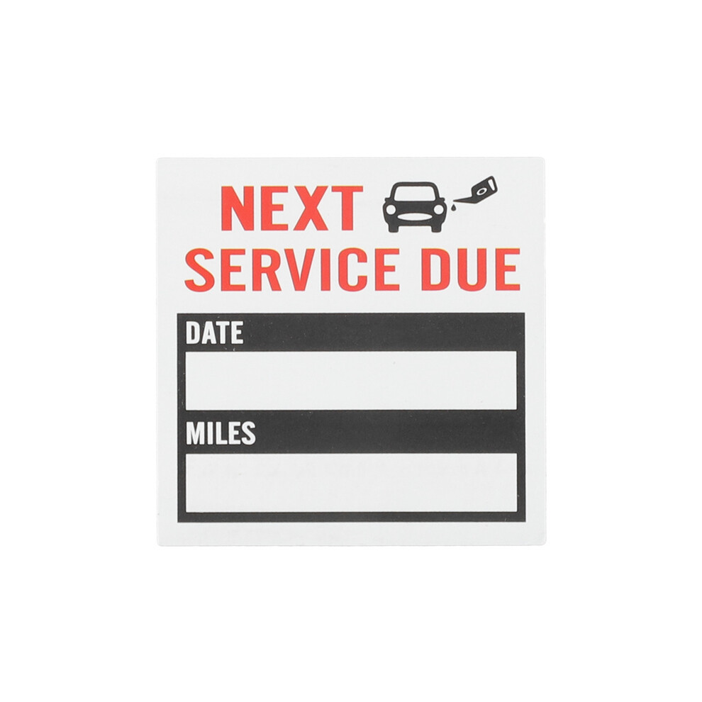 Car Sticker Oil Change Sticker Oil Change Service Stickers Self Adhesive Static Cling 300Pcs/Roll High Quality 9454443708183
