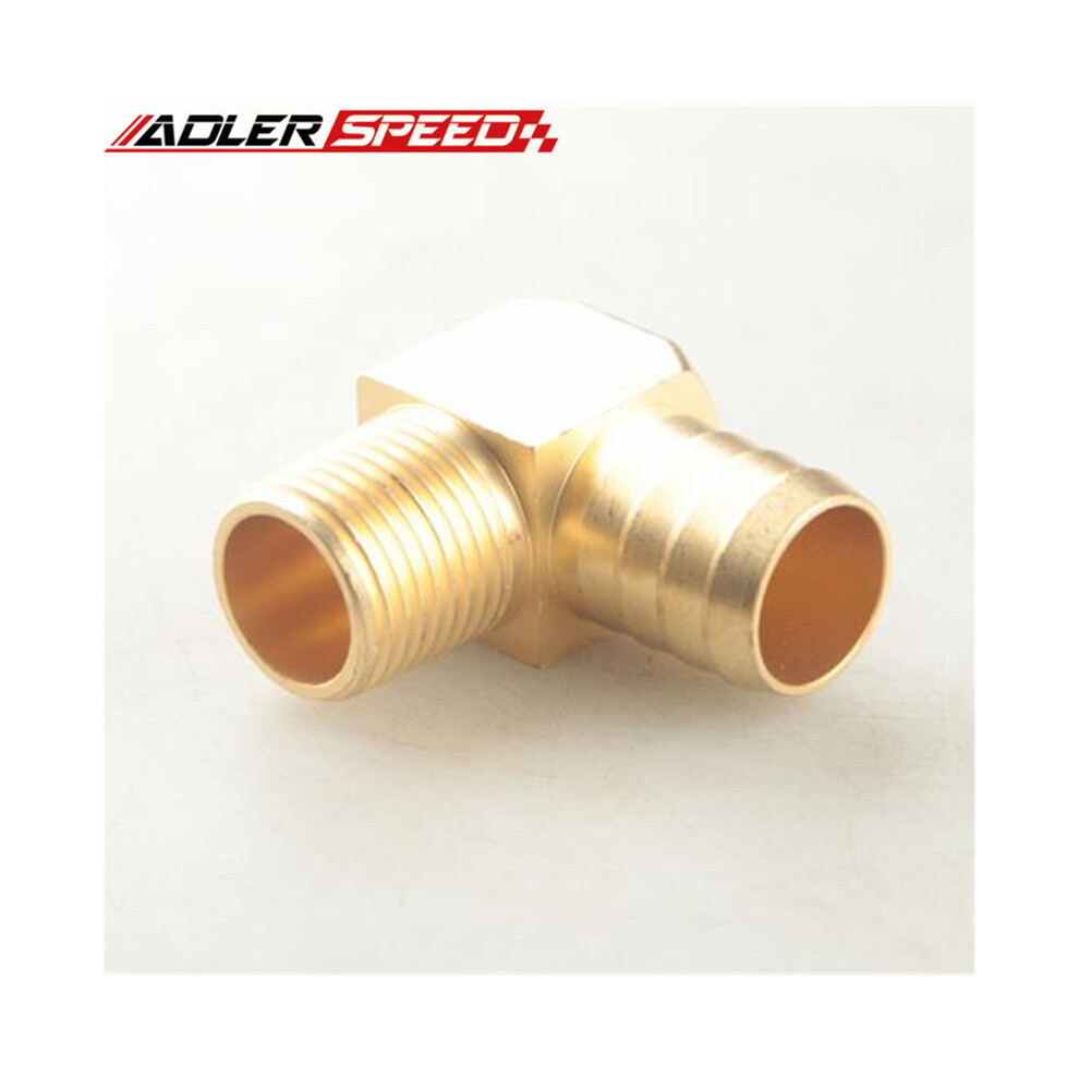 1" Inch Male 90 Elbow Brass Hose Barbs Barb To 3/4" Inch Npt Pipe Male Thread 9454443709630
