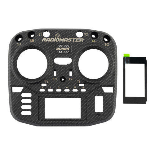 Radiomaster Boxer Replacement Carbon Fiber Faceplate Shell