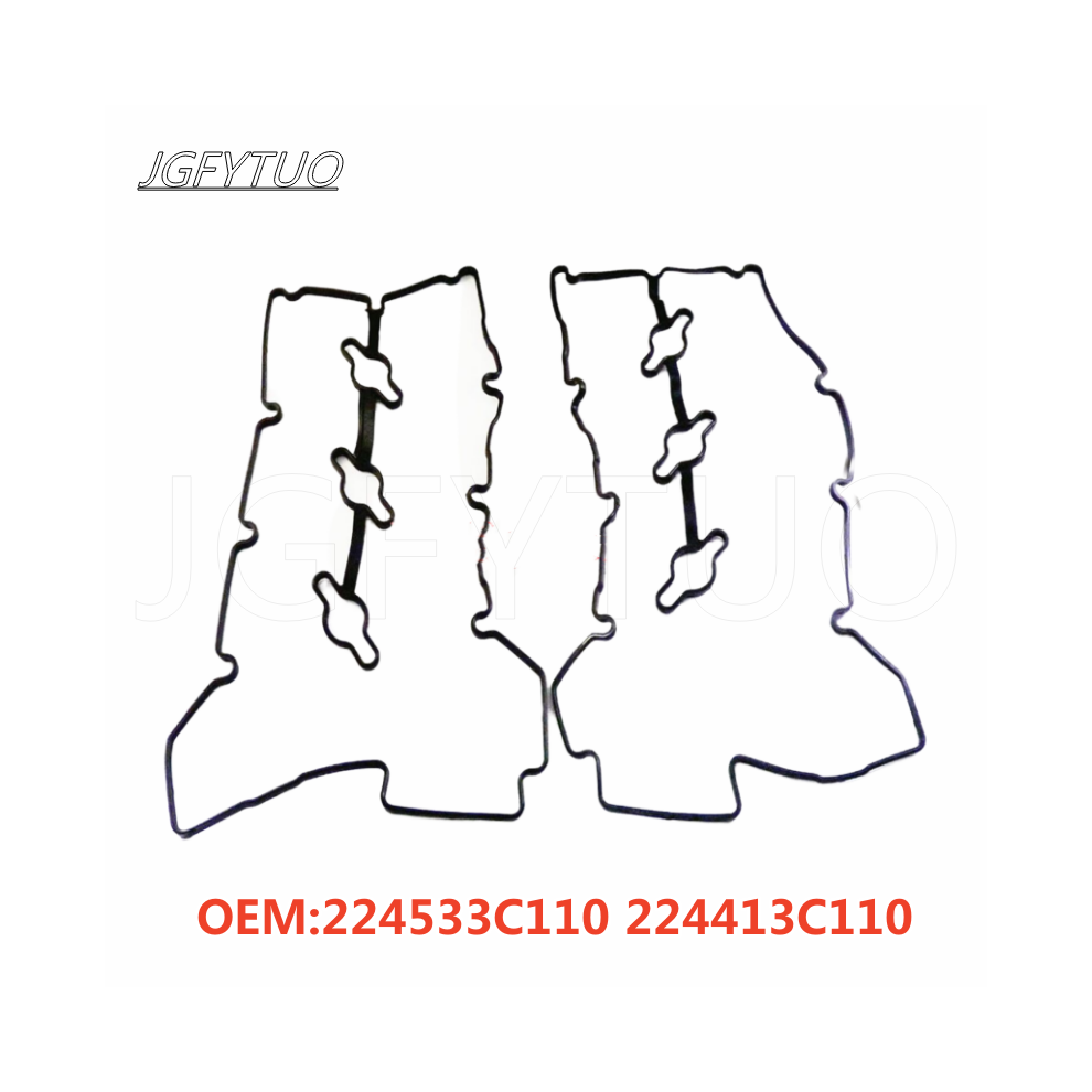 Genuine Accessories Valve Cover Gasket Set For Hyundai Veracruz Azera For Kia Borrego Sorento 3.3L 3.8L V6 224533C110 224413C110 9454443715273