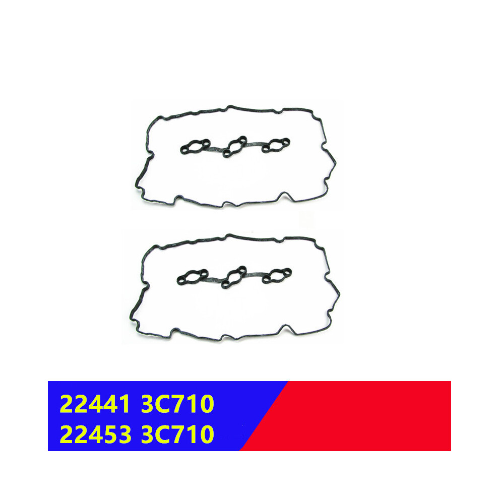 2Pcs 224413C710 224533C710 Engine Valve Cover Gasket For Hyundai Veracruz Azera For Kia Sorento Borrego 22441-3C710 22453-3C710 9454443717055