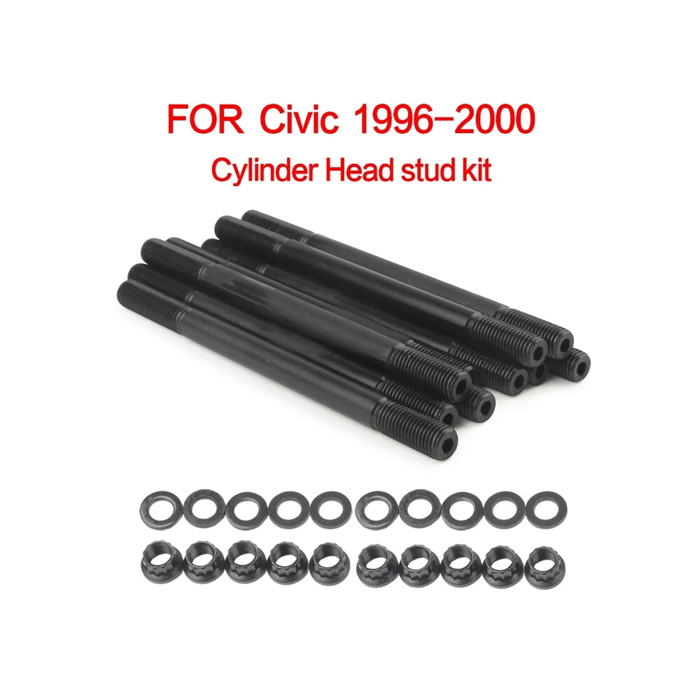 For 208-4305 Cylinder Head Stud Kit For Honda Civic 1996-2000 D16y7 D16y8 Sohc 9454443719936