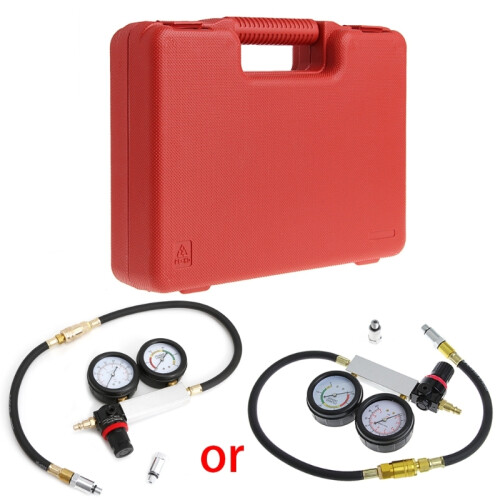 New Hot 1 Set Auto Cylinder Engine Leak Leakdown Tester Compression Gauge Diagnostic Detector