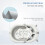 Homcom HOMCOM Foldable Baby Bath Tub Ergonomic with Temperature-Induced Water Plug 11