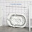 Homcom HOMCOM Foldable Baby Bath Tub Ergonomic with Temperature-Induced Water Plug 12