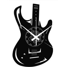 Wall Clock Vintage Handmade Decoration Home Office Guitar Bass Rock Metal Punk Music