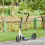 Homcom HOMCOM Kick Scooter Commuter Adjustable Height Wheels Foldable Aluminium White 10