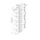 (White) Rozalin Floating Bookcase with Geometric Shelves 3