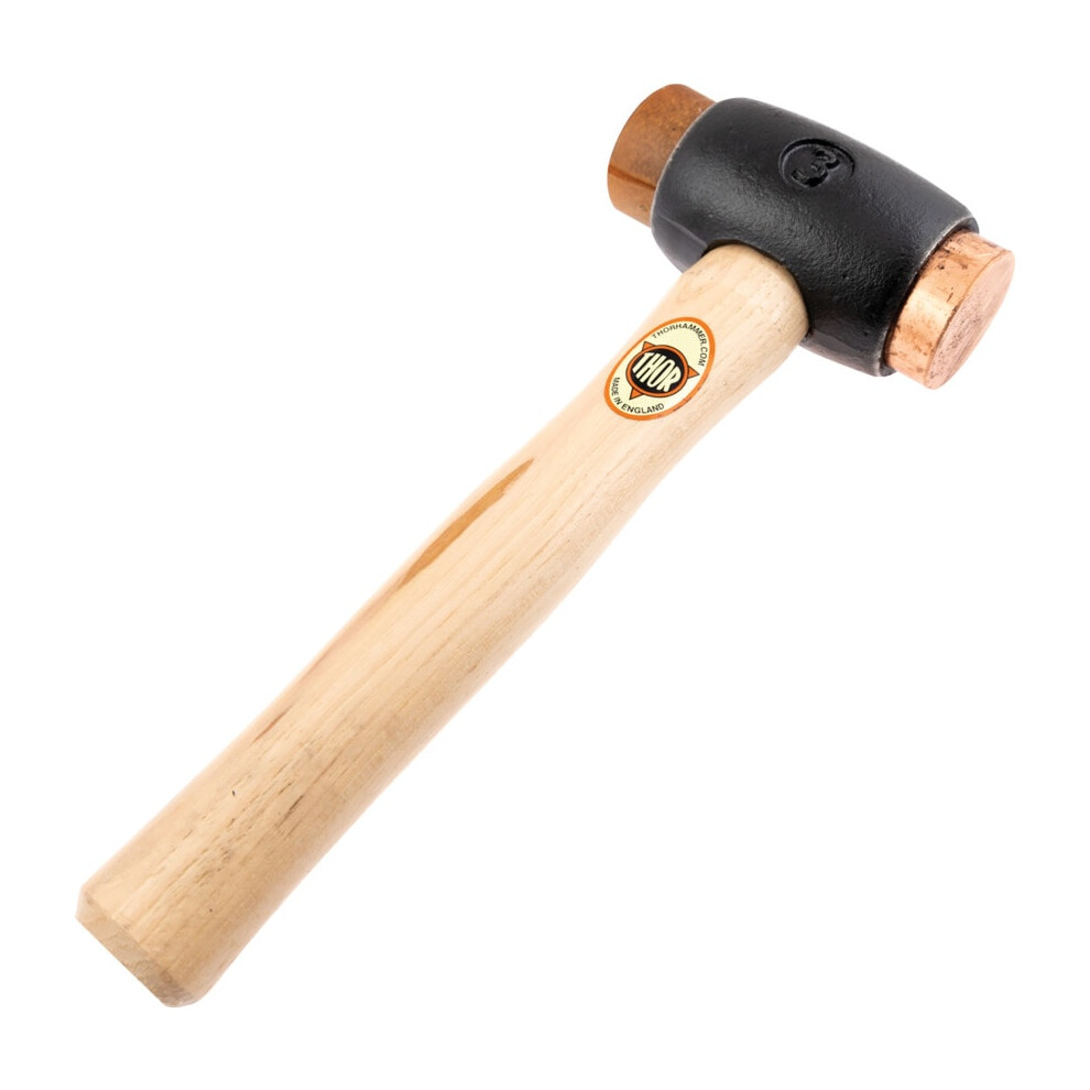 03-214 44mm Copper Hide Hammer with Wood Handle