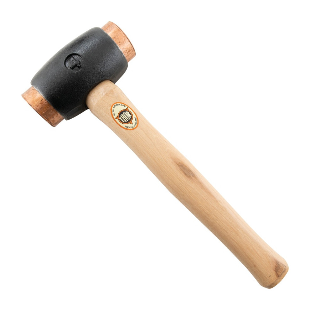 04-316WT 50mm Copper Soft Faced Hammer with Wood Handle