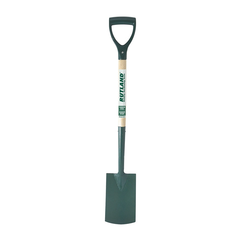 Border Spade Carbon Steel, Wooden Shaft