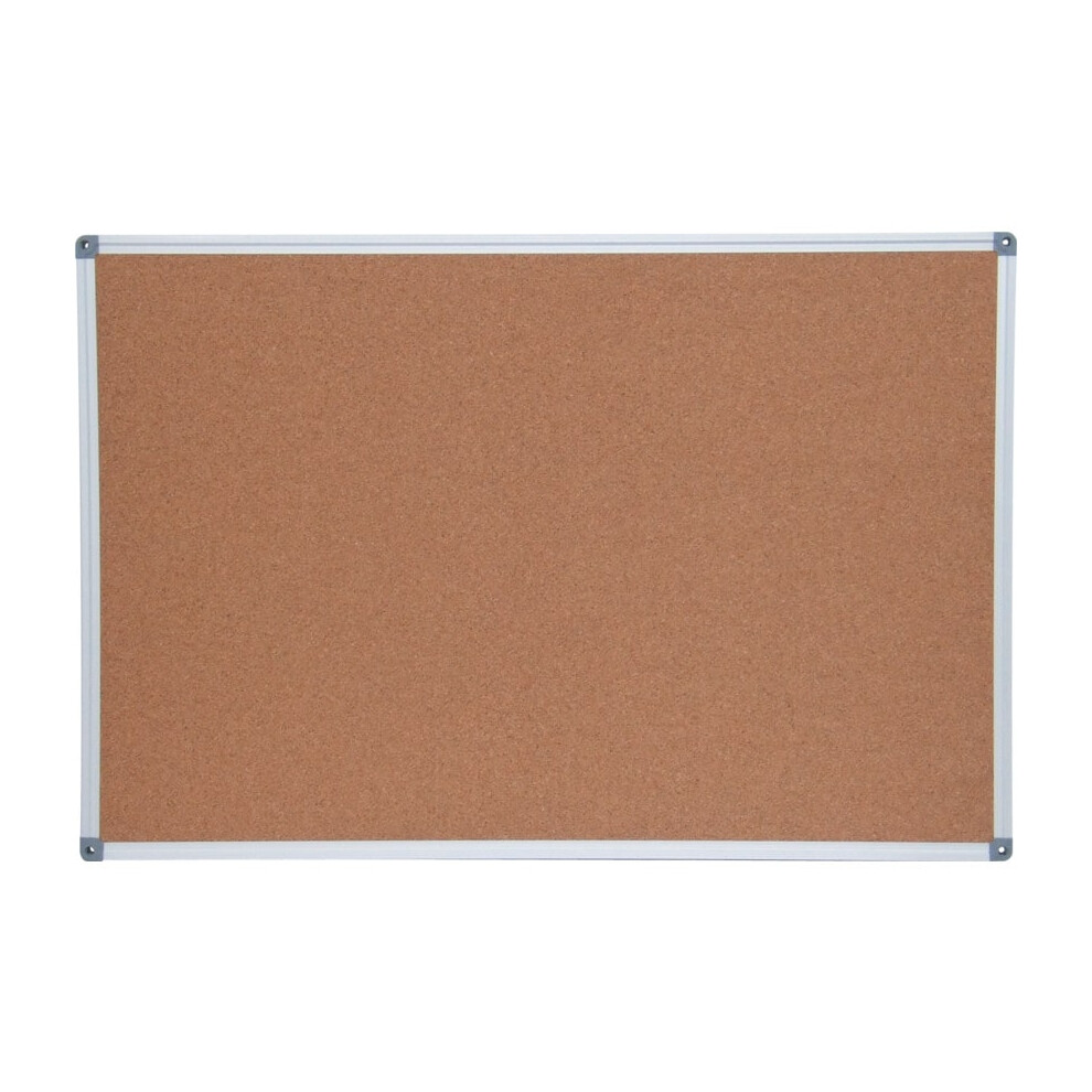 Cork Notice Board 450X600MM Aluminium Trim