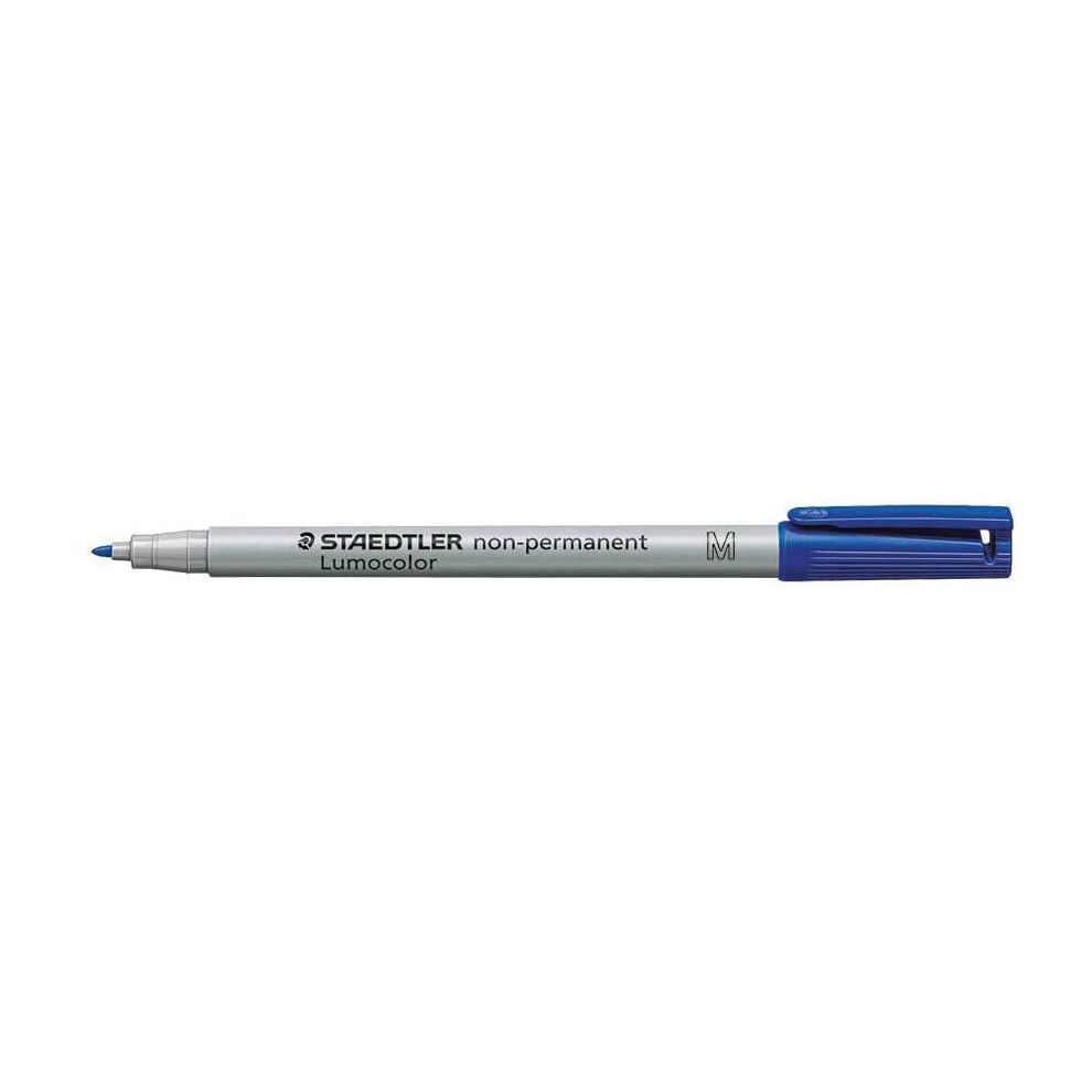 315 Lumocolor Non-permanent Pen 1.0MM Medium Tip - Blue (Pack-10)